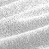 Jogo De Banho 5 Peças Fio Penteado Karsten Lumina Branco Cinza - 2