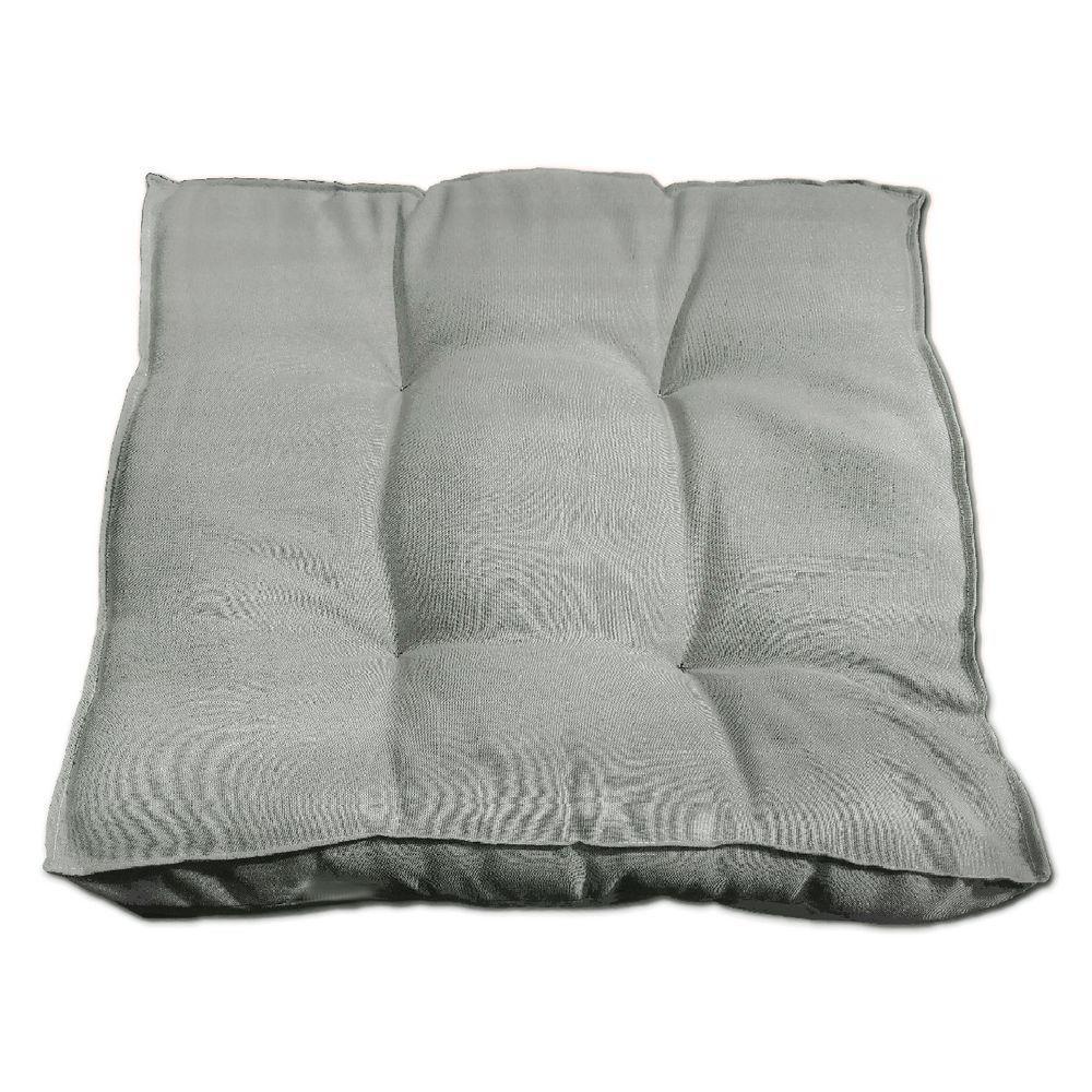 Almofada Futon Decoração 50x50 Cm Modelos Cinza Claro - 2