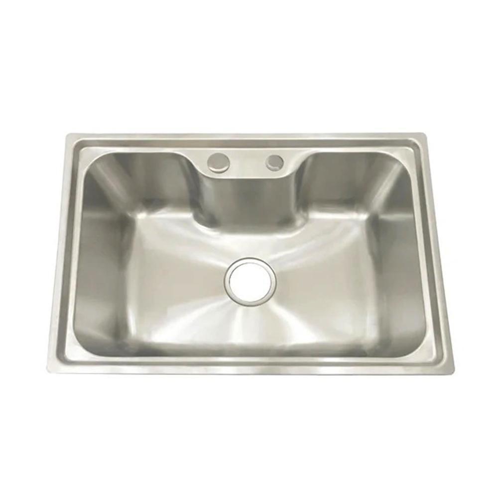 Cuba Pia Gourmet Aço Inox 201 Para Cozinha Belcca 70x45cm Kit Completo CG201-C01 - 2