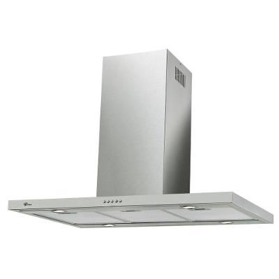 Coifa de Ilha Fischer Tradition Line 90cm Inox com Exaustor Depurador Painel Digital LED 110V