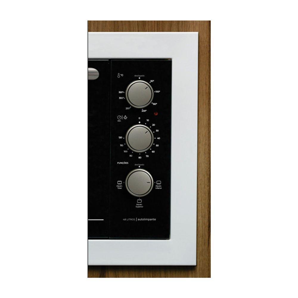 Forno Elétrico Fischer Fit Line Embutir 48L Branco 220V - 3