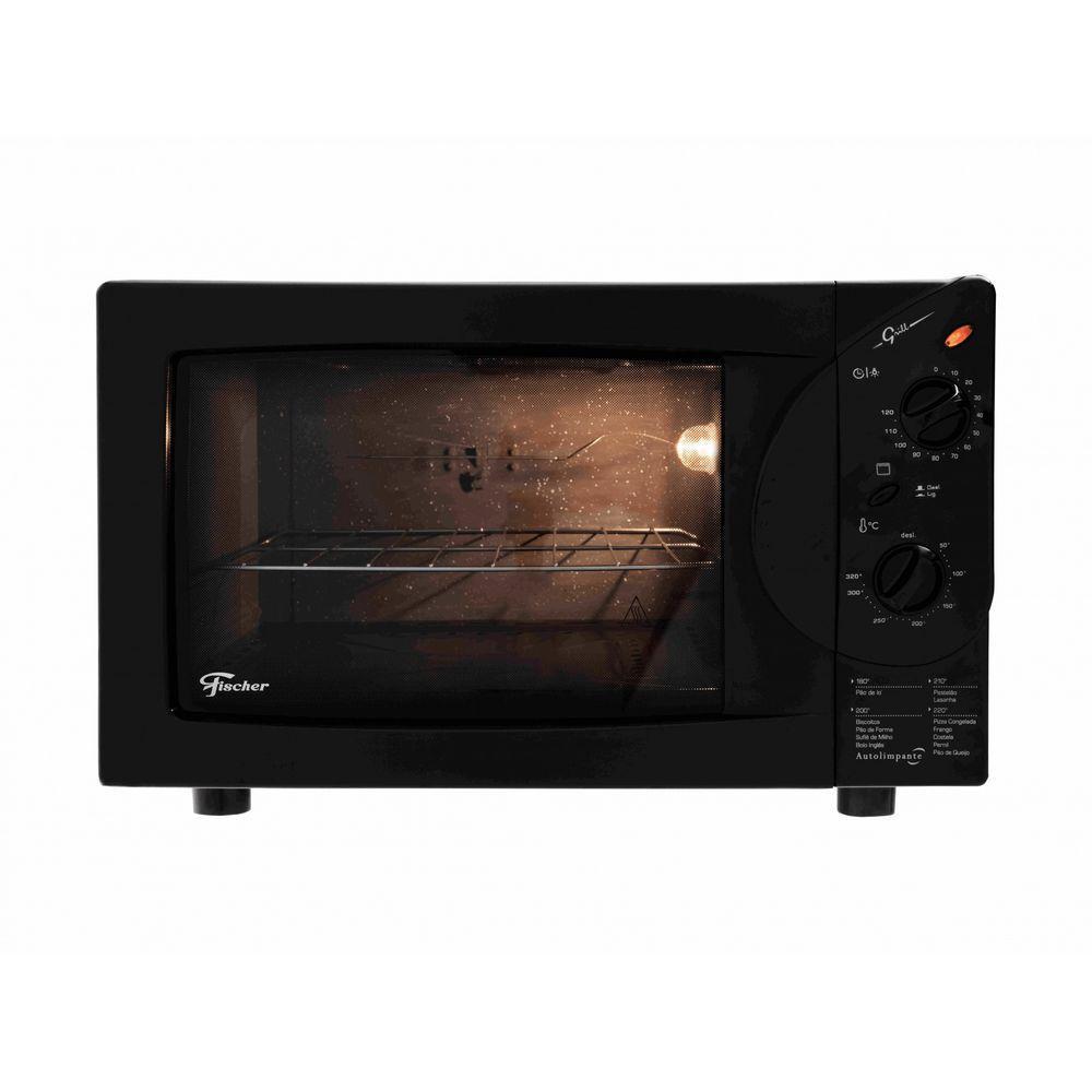 Forno Elétrico Fischer Grill Black Bancada 44L Preto 127V - 1