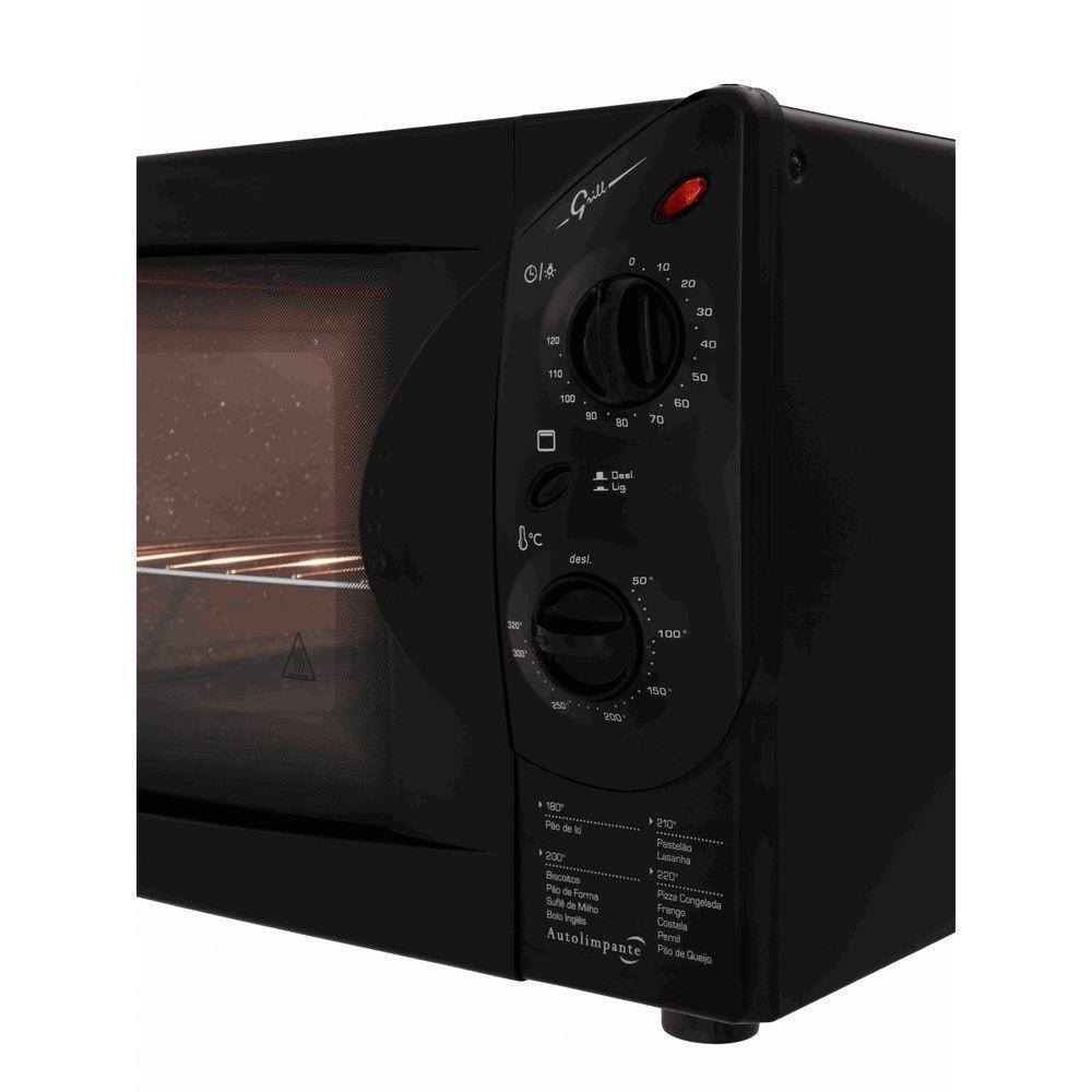 Forno Elétrico Fischer Grill Black Bancada 44L Preto 127V - 3