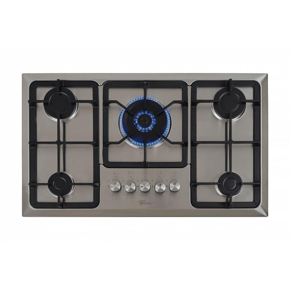Fogão Cooktop Fischer 5Q TC Infinity Gás Mesa Inox Bivolt - 2