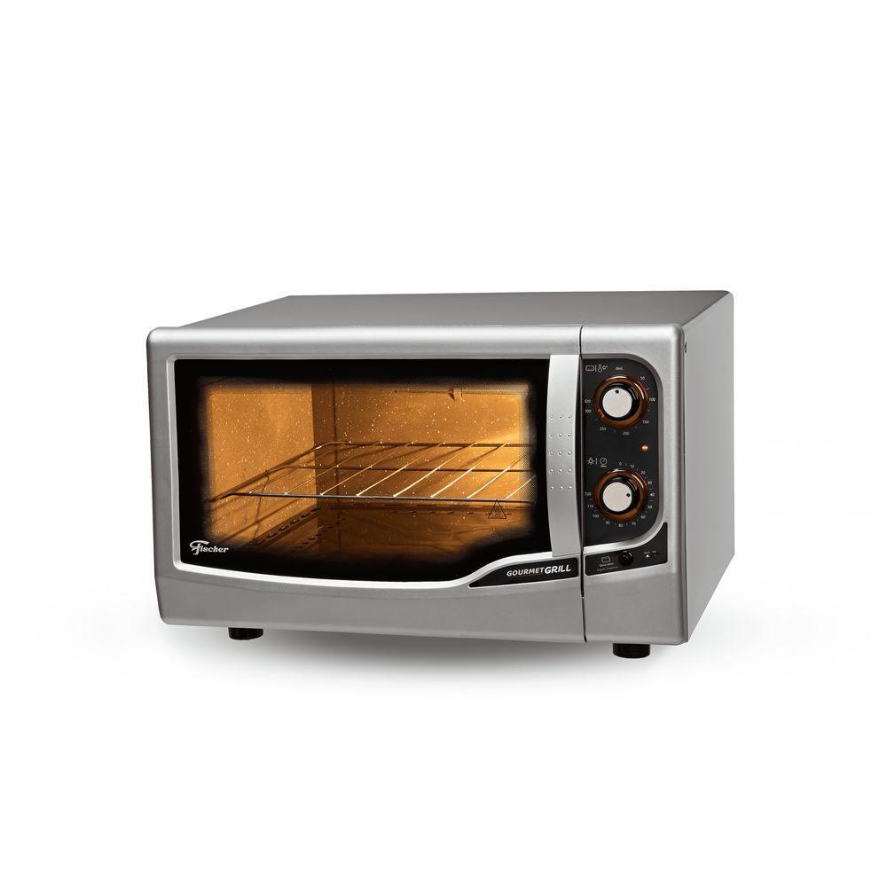 Forno Elétrico Fischer Gourmet Grill Bancada 44L Prata 127V - 1