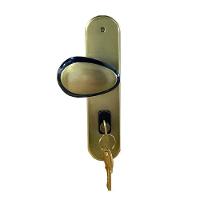 Kit Porta Lisa Mescla 80 X 210 Batente Ecológico 09cm Fechadura Externa Lado Esquerdo - Hale - 3