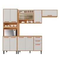 Cozinha Completa Itatiaia Nápoles 220cm 4 Peças Com Vidro - 2