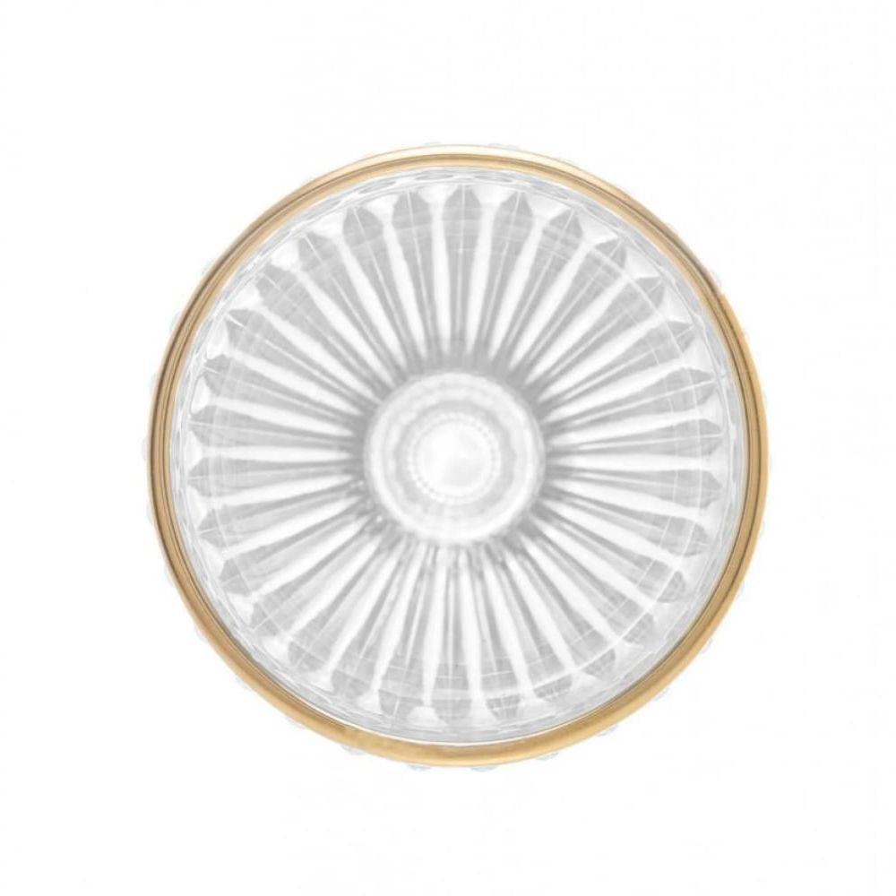 Jogo 4 Taça De Agua Filete Dourado Empire 325 Ml - Lyor - 4