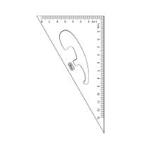 Esquadro Escolar N.16 60 Graus Académie Tilibra - 2
