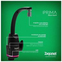 Torneira Eletronica Prima Touch Black 5500w X 127v Zagonel