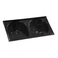 Tanque Rorato Sintético Duplo 124x 62cm Preto - 1