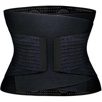 Cinta Modeladora Abdominal Lombar Elástico Tamanho Único - Preto