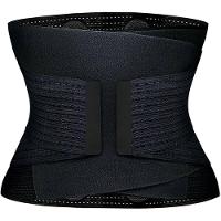 Cinta Modeladora Abdominal Lombar Elástico Tamanho Único - Preto - 1