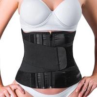 Cinta Modeladora Abdominal Lombar Elástico Tamanho Único - Preto - 2