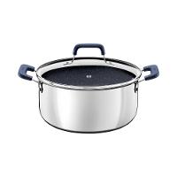 Caçarola Tramontina Romagna Aço Inox Cerâmico Black Stone 24 Cm 5,24 L - 1