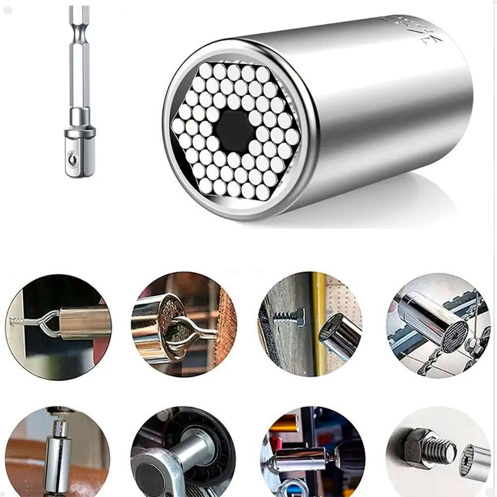 Kit Gator Grip Soquete Universal Catraca Adaptador Lorben Chave Mágica Reversível - 4