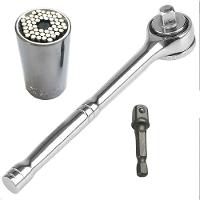 Kit Gator Grip Soquete Universal Catraca Adaptador Lorben Chave Mágica Reversível - 1