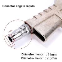Bico Pistola De Ar Lorben Calibrador De Pneu Manômetro Engate Rápido Gt6057 - 7