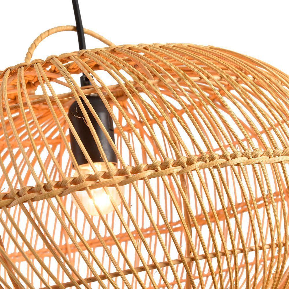 Lustre Pendente Skylight ôtaki 4046 P Rattan E27 Bivolt - 4