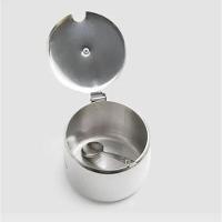 Açucareiro Inox Com Tampa E Colher Decorada 450ml - 9