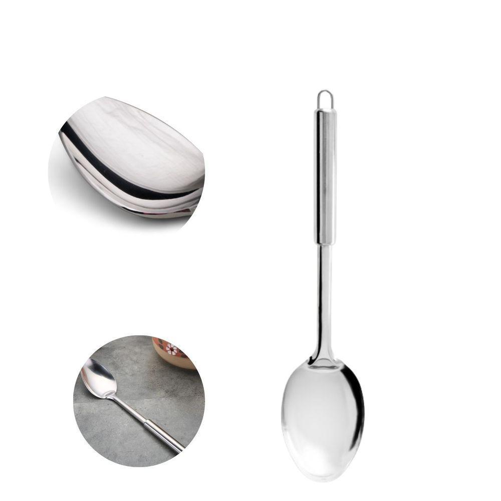 Colher Arroz Inox Grande Premium Servir Alimentos 30 Cm - 9