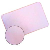 Tapete Banheiro Macio Poliester 40 X 60 Cm Antiderrapante Rosa - 2