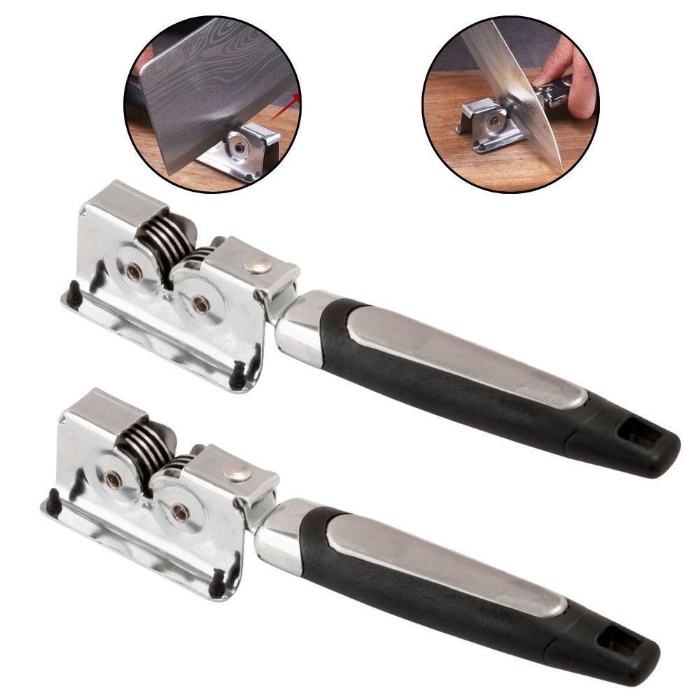 Kit 2 Afiador Amolador Facas Tesouras Lâmina Profissional - 2