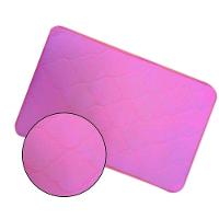 Tapete Banheiro Macio Poliester 40 X 60 Cm Antiderrapante Pink - 2