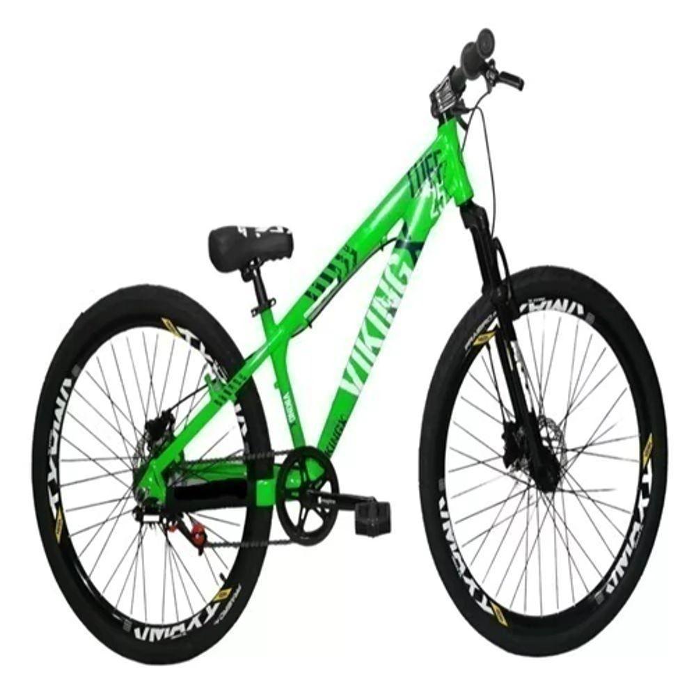 Vikingx Tuff 25/30 Verde Neon Whelling Single Freio Hidraulico Vmaxx Liso Com Suspenão Mecanica - 1