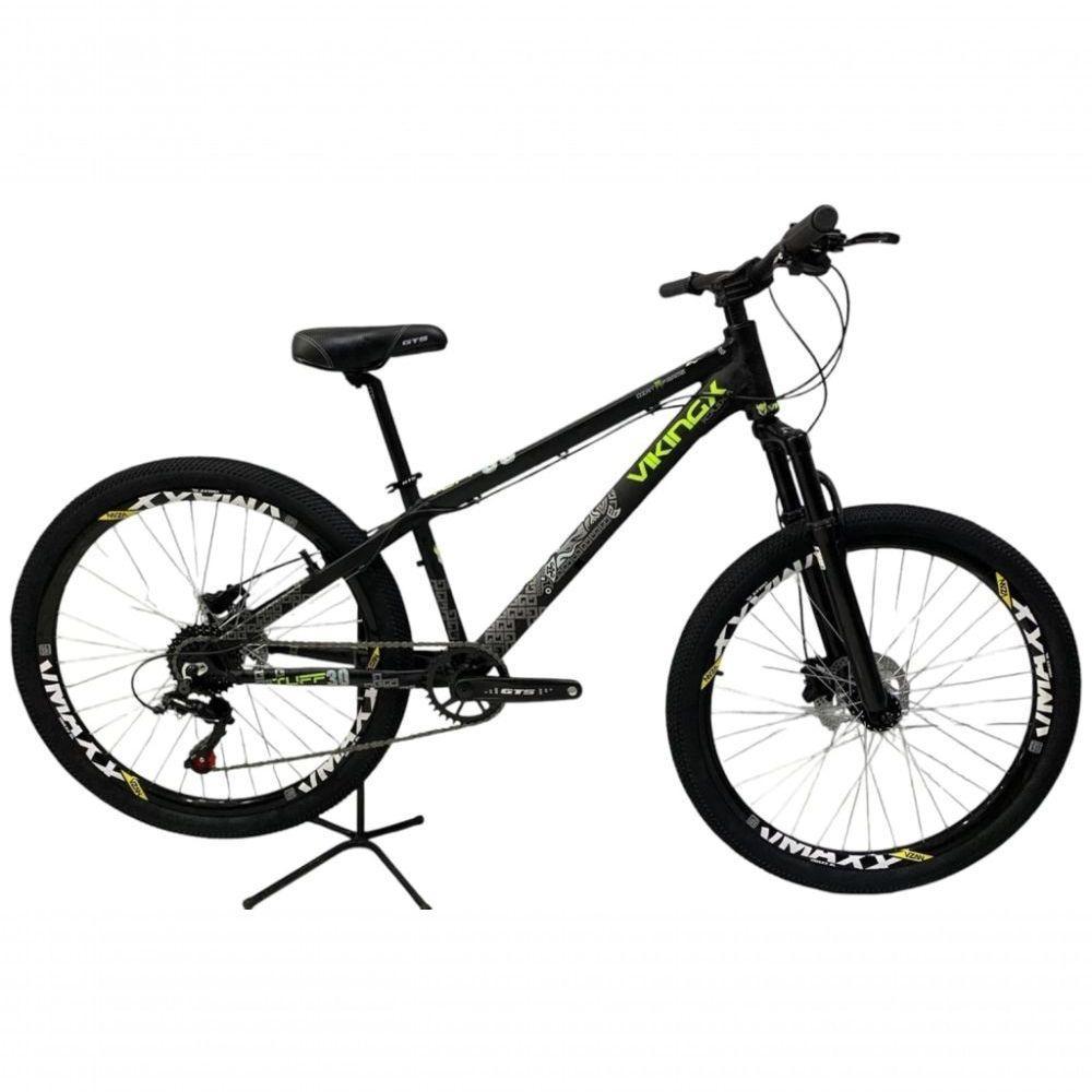 Vikingx Tuff 30 Preto Amarelo Whelling Single Freio Hidraulico Vmaxx Liso Com Suspenão Mecanica - 1