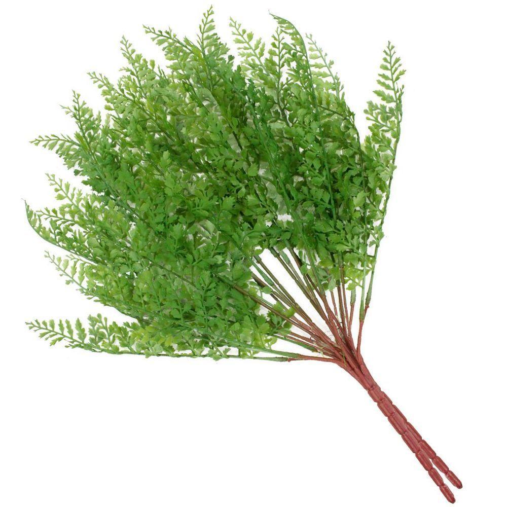 8 Ramos Salsinha Artificial Flor Plantas Com 13 Galhos 46cm - 4