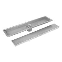 Ralo Linear Oculto Inox 40cm Banheiro Lavabo Anti Odor Anti Inseto Invisivel Resistente Higienico Seguro - 7