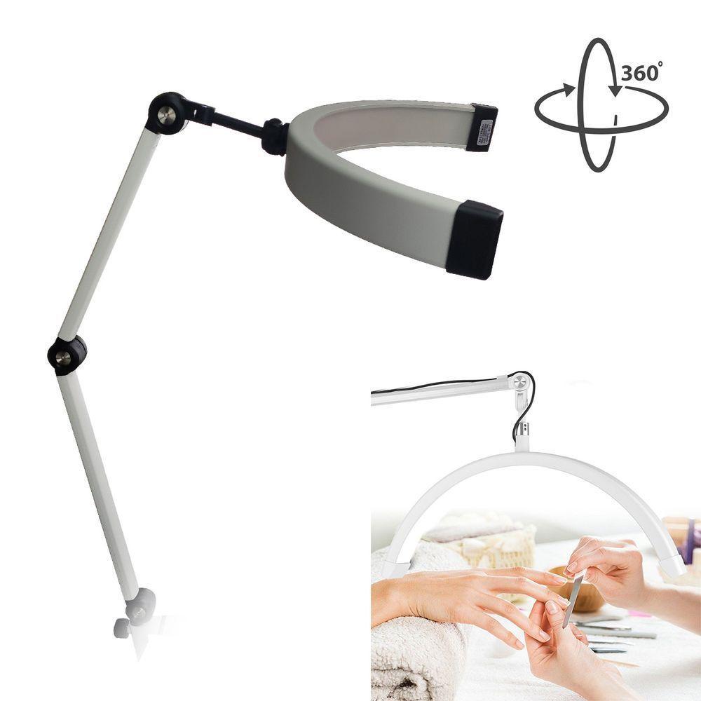 Cópia - Luminaria Estetica Mesa Suporte Celular 3 Tons Ajustavel Meia Lua Spa Dentista Salao Beleza - 3