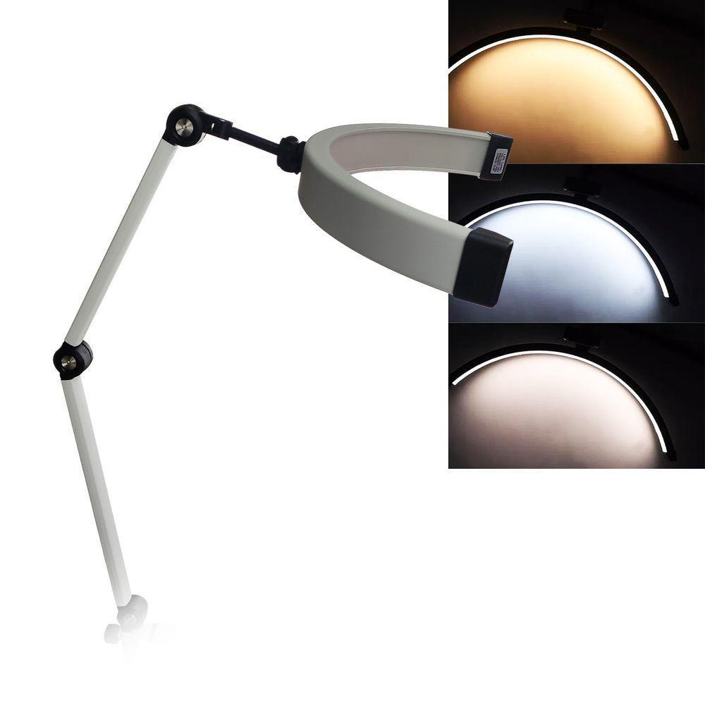 Cópia - Luminaria Estetica Mesa Suporte Celular 3 Tons Ajustavel Meia Lua Spa Dentista Salao Beleza - 9