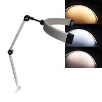 Cópia - Luminaria Estetica Mesa Suporte Celular 3 Tons Ajustavel Meia Lua Spa Dentista Salao Beleza - 9