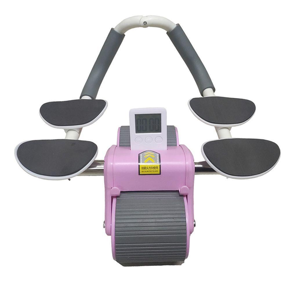 Rolo Abdominal Roda Musculaçao Exercicio Ombro Braço Academia Prancha Lombar Costas Fortalecimento Treino Musculo - 7