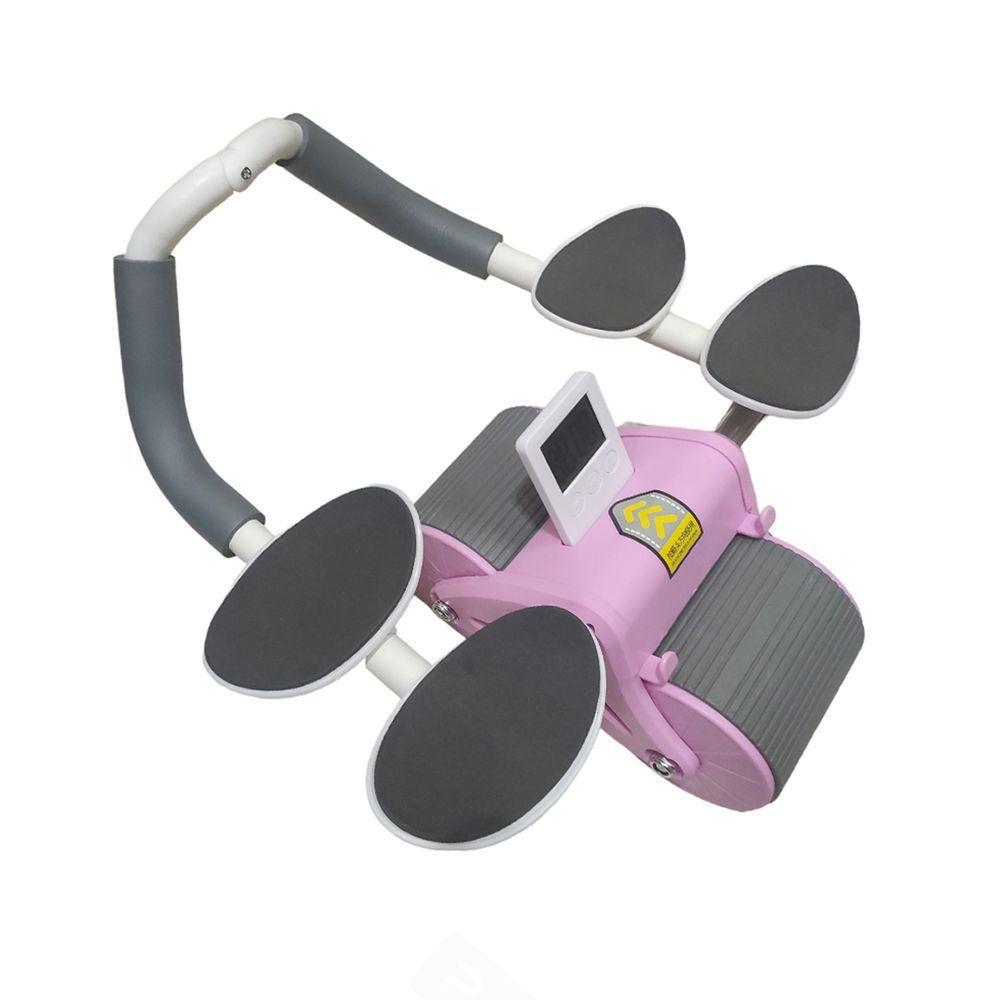 Rolo Abdominal Roda Musculaçao Exercicio Ombro Braço Academia Prancha Lombar Costas Fortalecimento Treino Musculo - 8