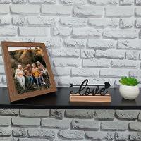Love Palavra De Mesa Em Mdf Com Base Madeira - 3