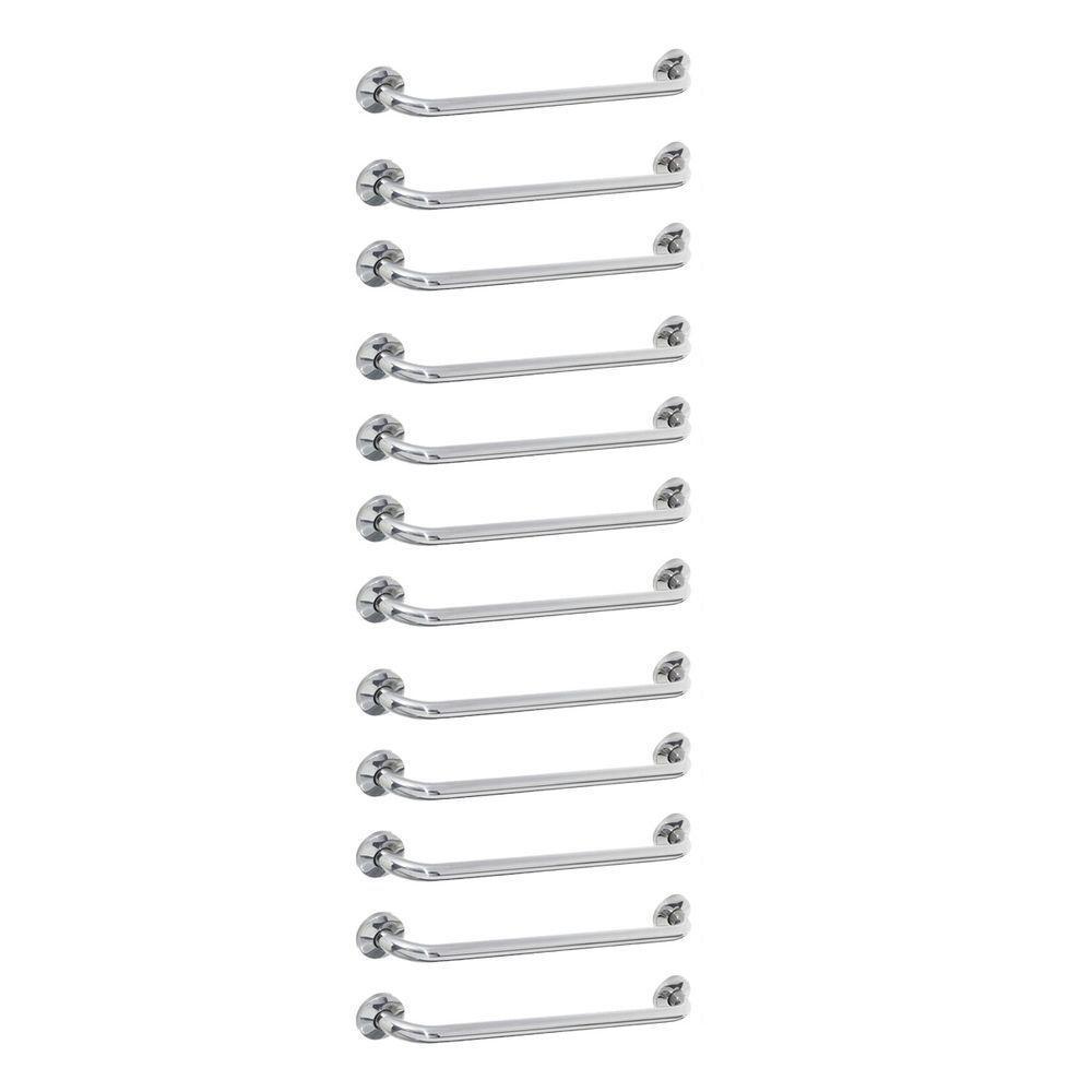 Alça De Apoio 60cm Kit 15 Uni Inox Acessibilidade Cadeirante Idoso Criança Gravida Banheiro Escada Corrimao Box Segurança - 1