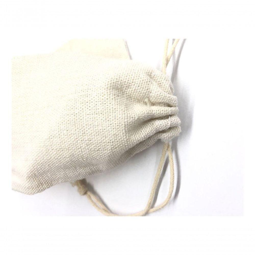 Saco De Algodão Cru Ecológico Para Armazenar - 2