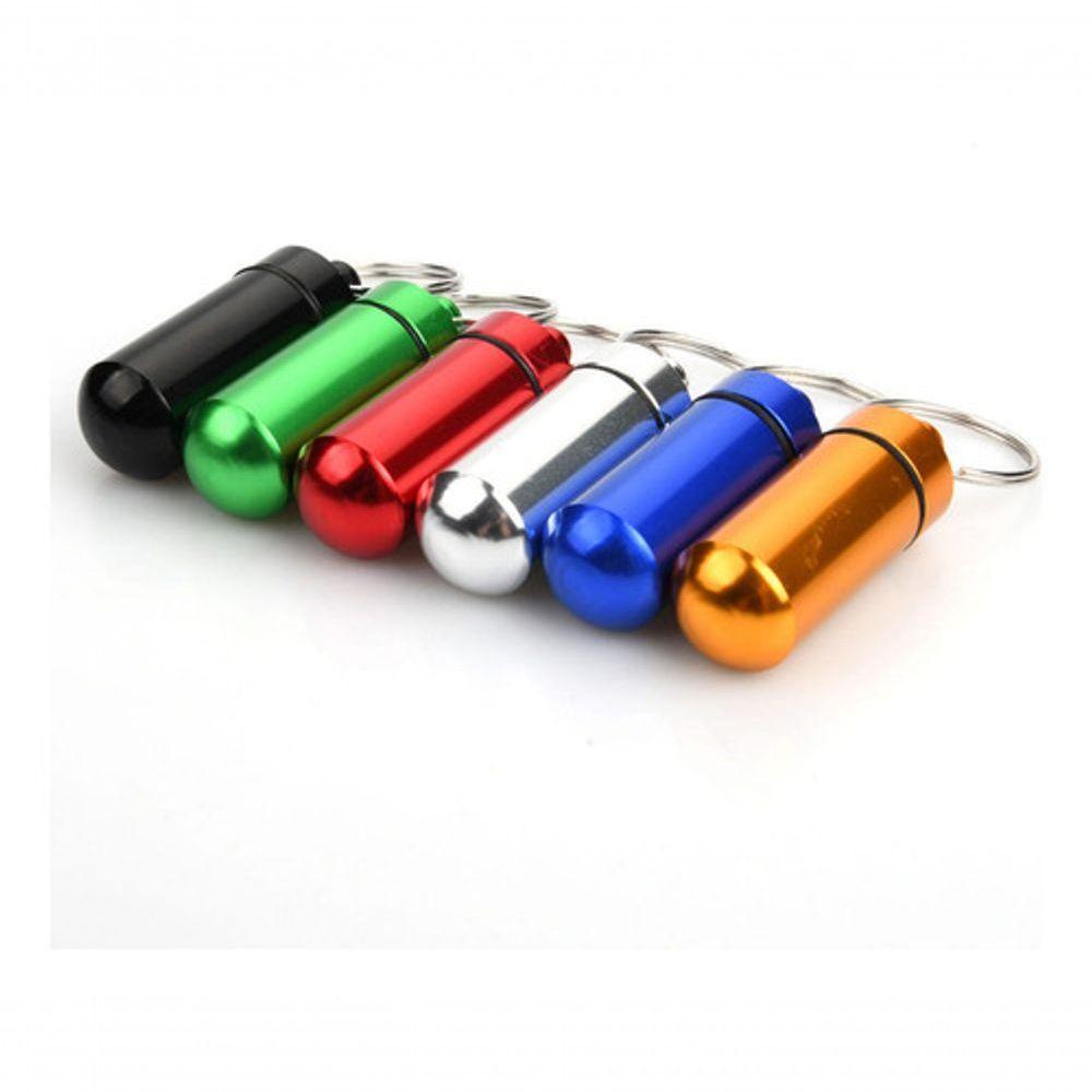 12 Chaveiro Porta Comprimido Mini Criativo - Pacote - 4