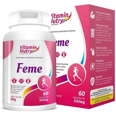 Feme Multivitamínico 500mg 60 Caps Padrão Único