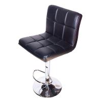 Kit 4 Banquetas Alta Cozinha Bar Balcão Bancada Americana Giratória Gomos PU Preta - 3