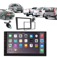 Central Multimídia Mp5 2 Din Vectra Gt-x Câmera Ré Tela - 1