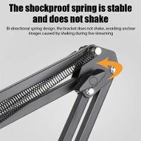 Braço Suporte Pedestal De Mesa Articulado Para Microfones