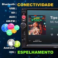 Central Multimídia 2 Din MP5 HB20 2012/20 Câmera Moldura - 6