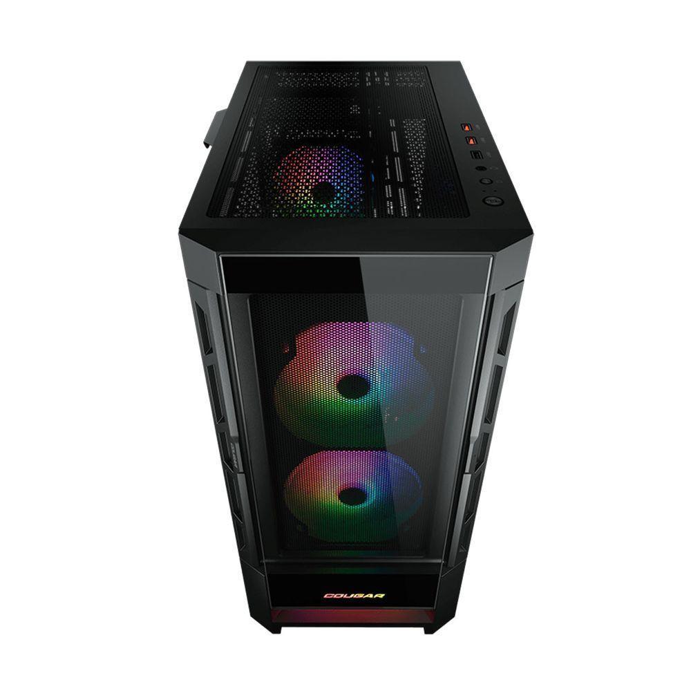 Gabinete Gamer Cougar Duoface Rgb, Mid Tower, Vidro Temperado, Preto - 385zd10.0001 - 9