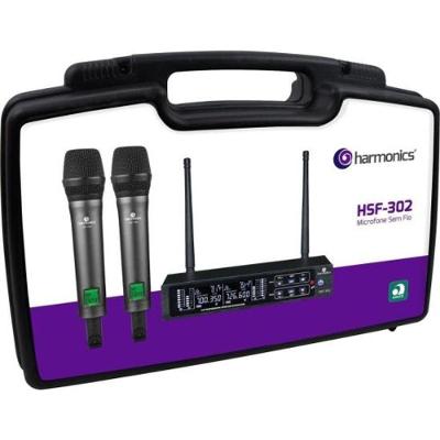 Microfone Sem Fio Harmonics Hsf300-2