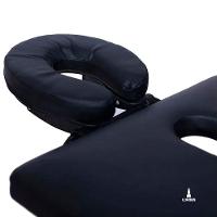 Maca Portátil Lorben Dobrável Estética Madeira Regulável Preto - 2