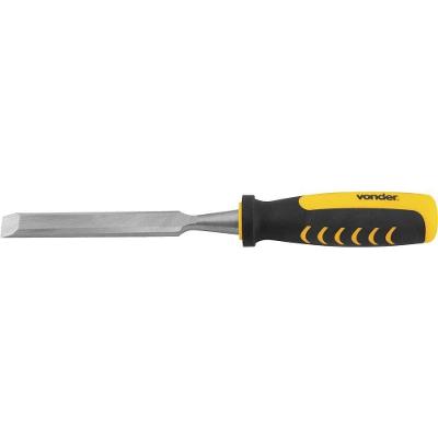 Formão Chanfrado 5/8\" Aço Carbono Cabo Emborrachado - Vonder